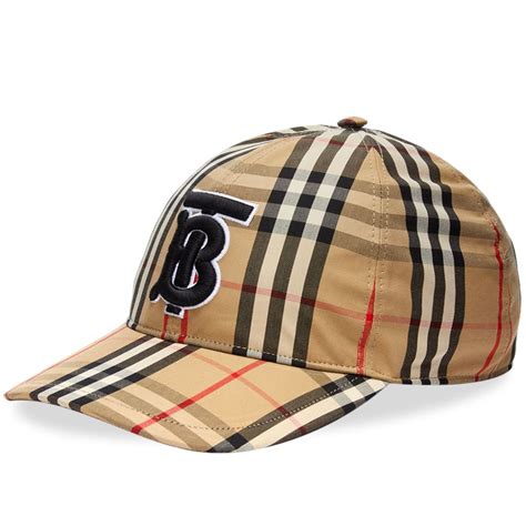 burberry ballcap|Burberry check baseball cap.